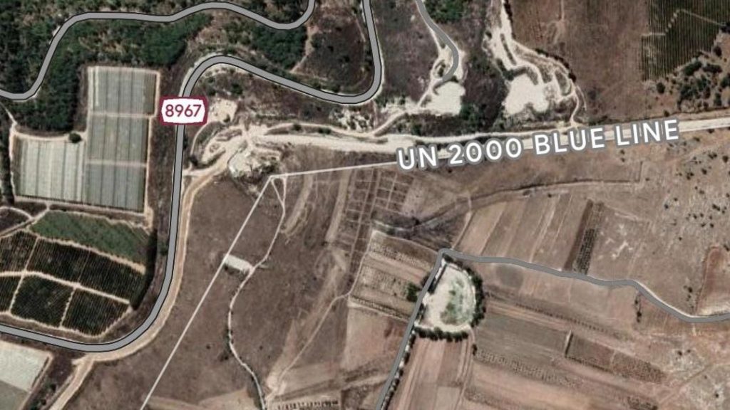 Israel Wall south Lebanon Yaroun